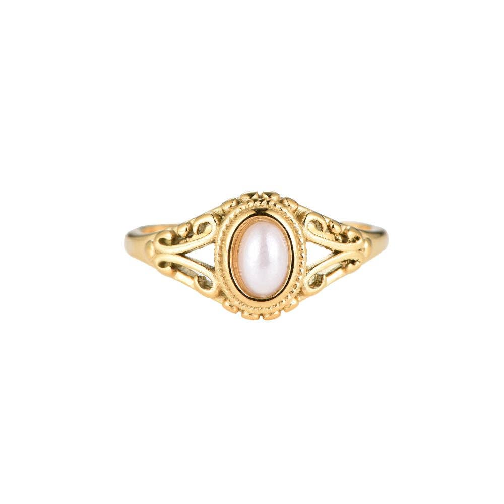 Vintage pearl ring